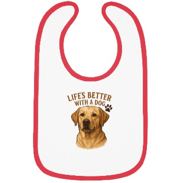 Discover Loyal Labrador Life Bibs