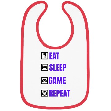 Discover Eat Sleep Basketball Repeat Bibs