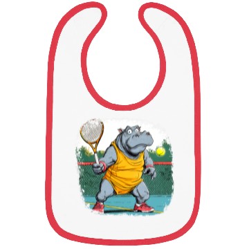 Discover Hippo tennis Bibs