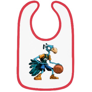 Discover Basketball bird bouquet Bibs