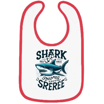 Discover Shark Free and Squared Away Bibs