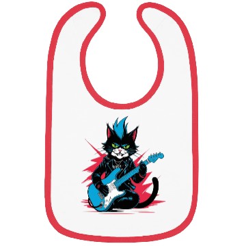 Discover Rockstar Cat – Meow & Roll! Bibs