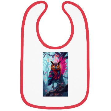 Discover Electric Dream Owl Bibs