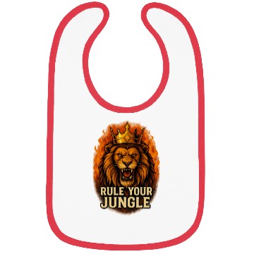 Discover Fierce Lion King Blazing Mane Art Bibs