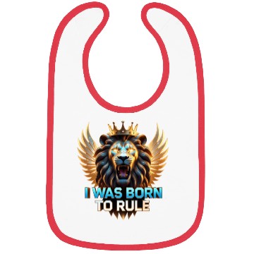 Discover Born To Rule – Galaxy Lion Crown Power Bibs