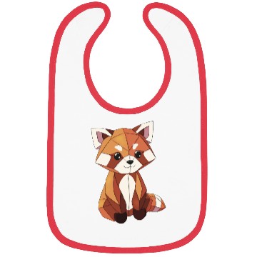 Discover Cute red panda Bibs