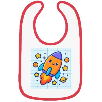 Discover Space rocket Bibs