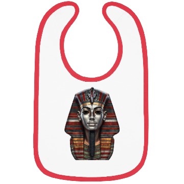 Discover Ancient Egyptian Funerary Mask With Silver Face Bibs