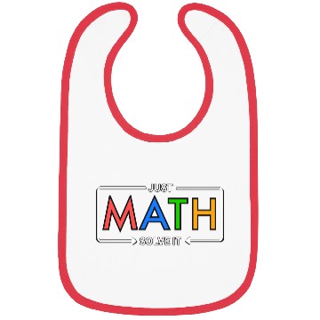Discover Just Math – Solve It Bold Design Bibs