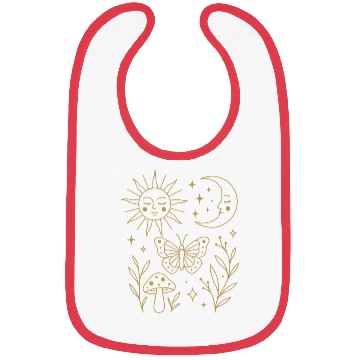 Discover Celestial Magic Moon and Sun Doodle Bibs