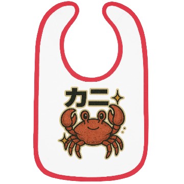 Discover Kawaii Crab Japanese Bibs