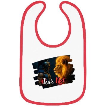 Discover Heroic Warrior and Regal Lion Design Bibs