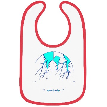Discover Royal Blue Lightning shadow Bibs