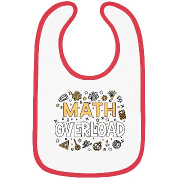 Discover Math Overload – Funny Math Student Design Bibs