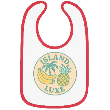 Discover Island Luxe Tropical Fruit Design Bibs