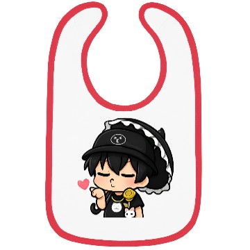 Discover Chibi Joneda Blowing Kiss Bibs