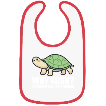 Discover Cute Cartoon Turtle Kawaii Slow Life Animal Bibs