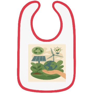 Discover Eco-Friendly Earth Conservation Design Bibs
