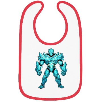 Discover Crystal Golem Cartoon Bibs
