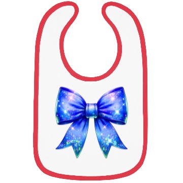 Discover Galaxy Sparkle Bow Bibs