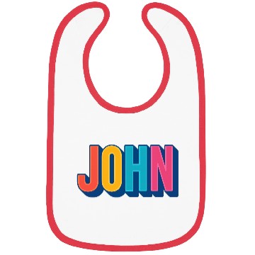 Discover Vibrant Color Block Name Art Bibs