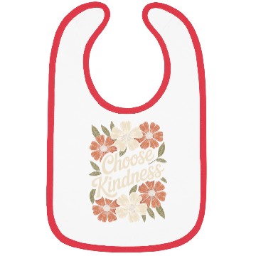 Discover Choose Kindness Flower Boho Vintage Inspiring Bibs