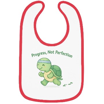 Discover Motivational Turtle Running Design Bibs
