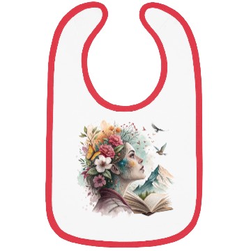 Discover Floral Mind – Surreal Nature Collage Bibs