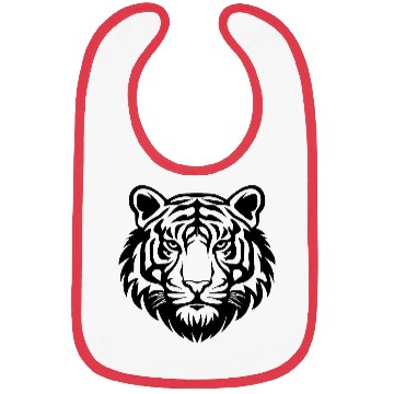 Discover Tiger Head Vector Art Mascot Bibs