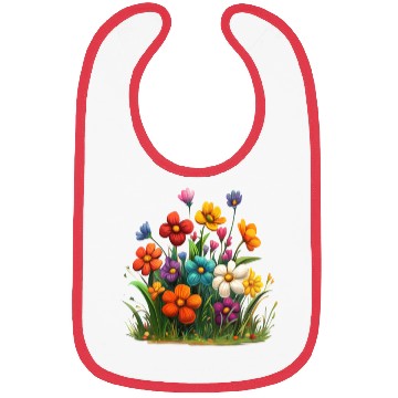 Discover Vibrant Spring Blossom Garden Design Bibs