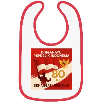 Discover Indonesian Independence 80th Anniversary Bibs