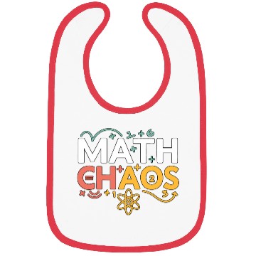 Discover Math Chaos – Colorful Funny Math Design Bibs