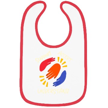 Discover Support Accept Understand Autism Advocacy Bibs