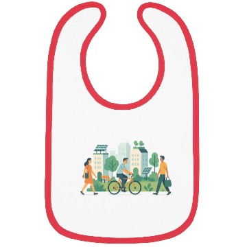 Discover Eco-Friendly Urban Cycling Scene Bibs