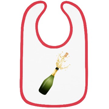 Discover A champagne bottle – for New Year's Eve & parties Bibs