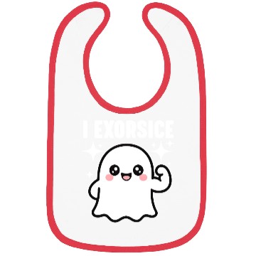 Discover Ghost I Exorcise Funny Gym Exercise Workout Spooky Bibs