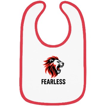 Discover Fearless – Roaring Lion Head Design Bibs