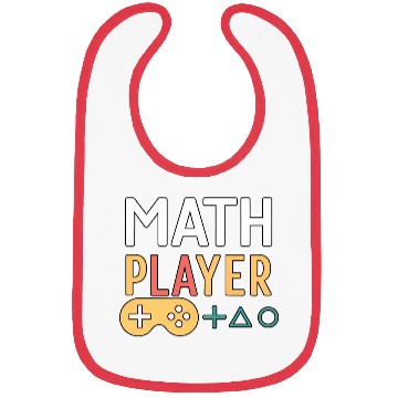 Discover Math Gamer Player – Video Game Style Math Design Bibs