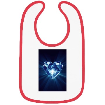 Discover Shining Diamond Heart Bibs
