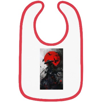 Discover Dark Samurai with Crimson Moon Bibs