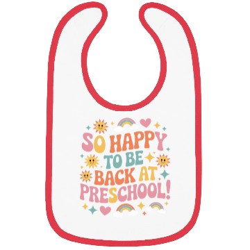 Discover Funny Back to School Preschool Teacher Bibs
