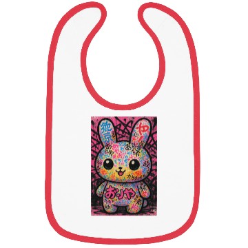 Discover Graffiti Kawaii Bunny Pop Bibs