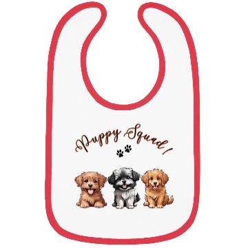 Discover Puppy Squad Bibs