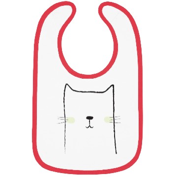 Discover Patriotic  Cat with Blue Eyes Bibs