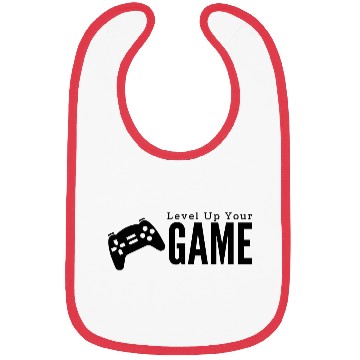 Discover "Level Up Your Game" – Motivational Design Bibs