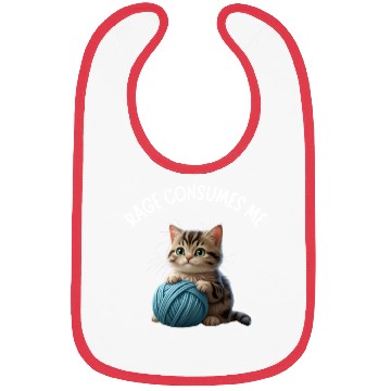 Discover Cute Angry Cat Bibs