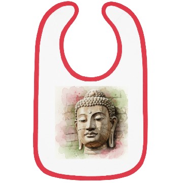 Discover Ethereal Buddha Face Art Bibs