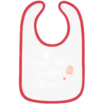 Discover Coffee Lover Motivational Design Bibs
