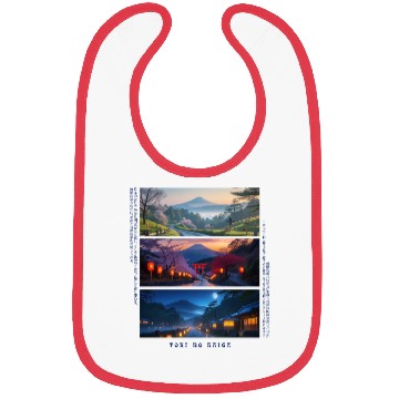 Discover 003 - Serene Mount Fuji Nightscapes Bibs