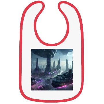 Discover Ethereal Alien Planet Landscape Bibs
